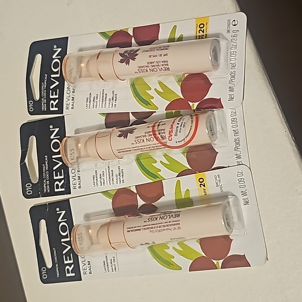 Revlon Kiss Balm Tropical Coconut-Set of 3